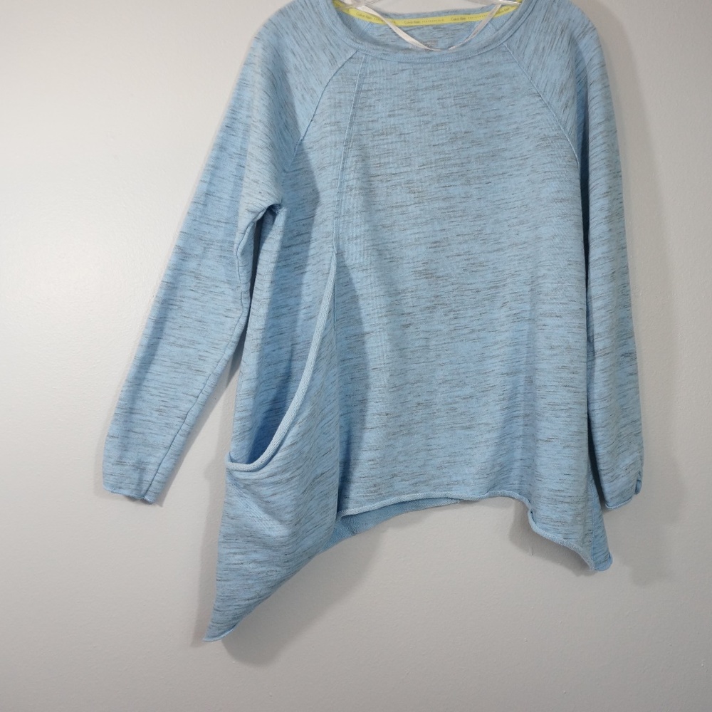 Calvin Klein Performance Quick Dry Blue Top - Picture 5 of 8